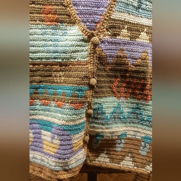 Peruvian Connection Sweater Large - Picture 7 of 8